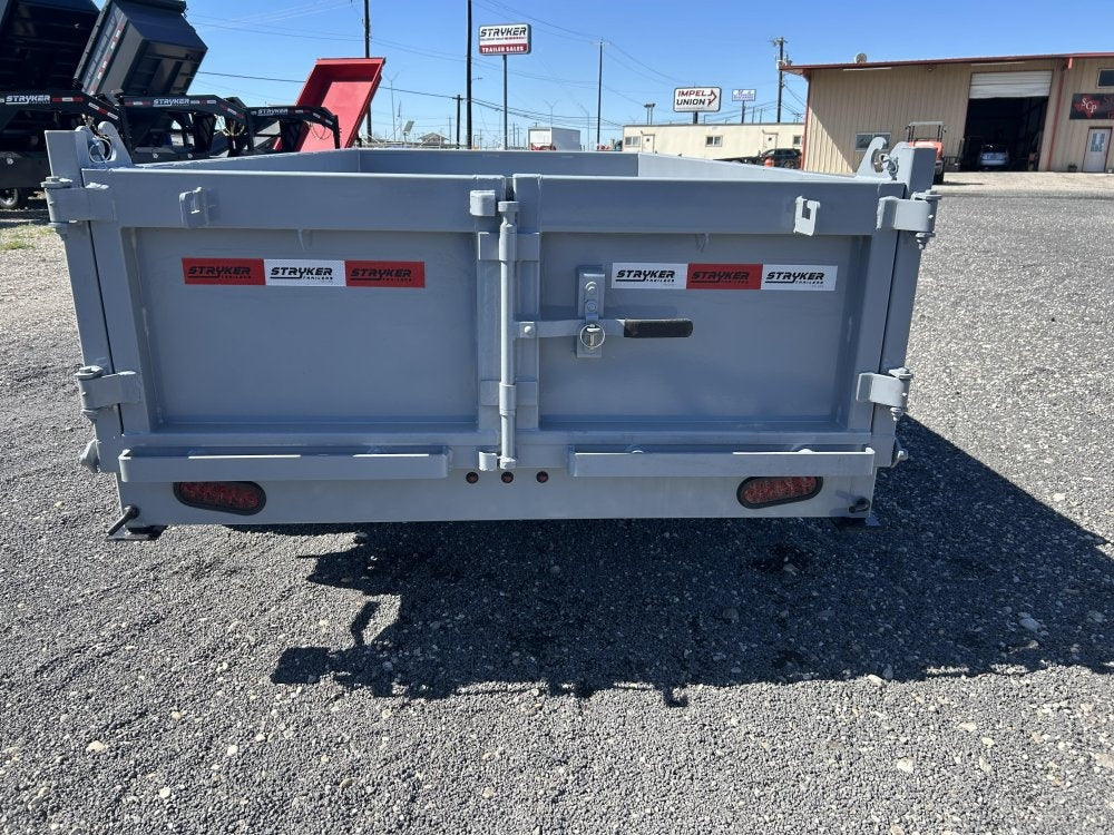5'x10' Stryker CDT Compact Bumper Pull Dump Trailer 20" Side Walls - (2) 5.2k Axles - Bumper Pull Dump - Dump Trailers - Stryker Dealership Group