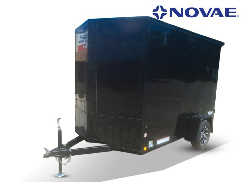 6 x 10 DX 3K Flat Top V Nose Enclosed (1) - 3500 lb Axle 155320 - Stryker Dealership Group