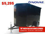 6 x 10 DX 3K Flat Top V Nose Enclosed (1) - 3500 lb Axle 155320 - Stryker Dealership Group