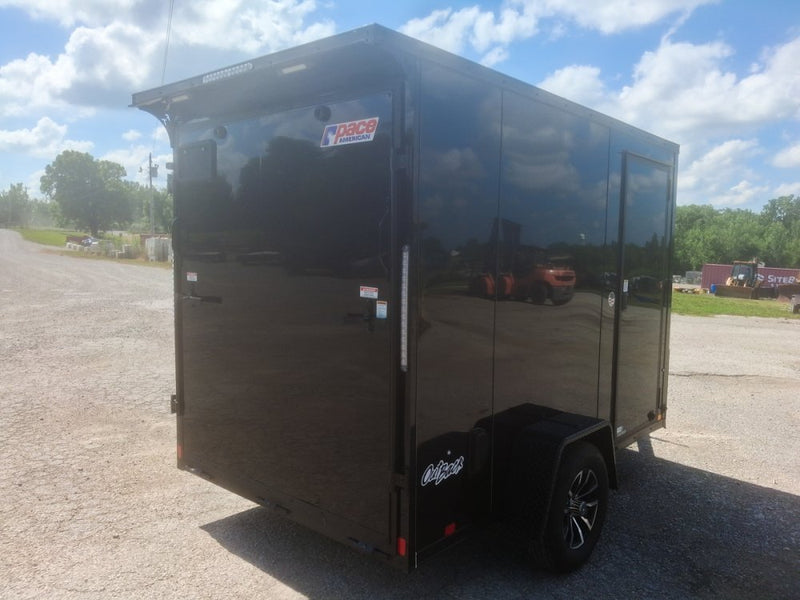 6 x 10 DX 3K Flat Top V Nose Enclosed (1) - 3500 lb Axle 155320 - Stryker Dealership Group