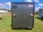 6 x 12 Outback DLX Flat Top V Nose (1) - 3500 lb Axle 140281 - Stryker Dealership Group