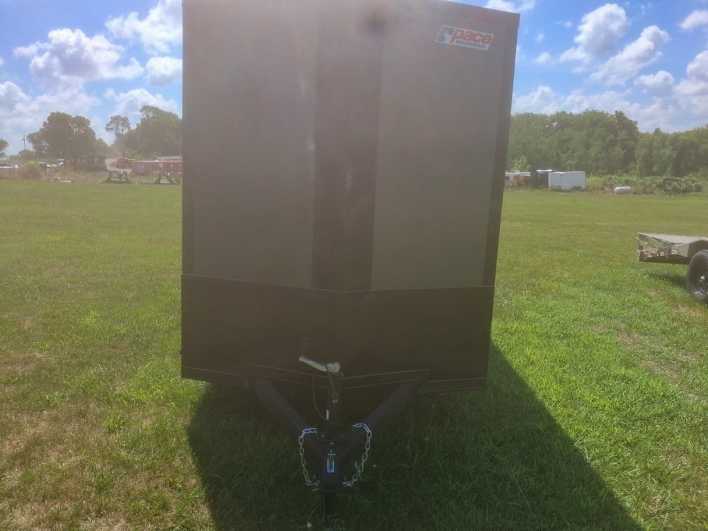 6 x 12 Outback DLX Flat Top V Nose (1) - 3500 lb Axle 140281 - Stryker Dealership Group