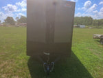 6 x 12 Outback DLX Flat Top V Nose (1) - 3500 lb Axle 140281 - Stryker Dealership Group