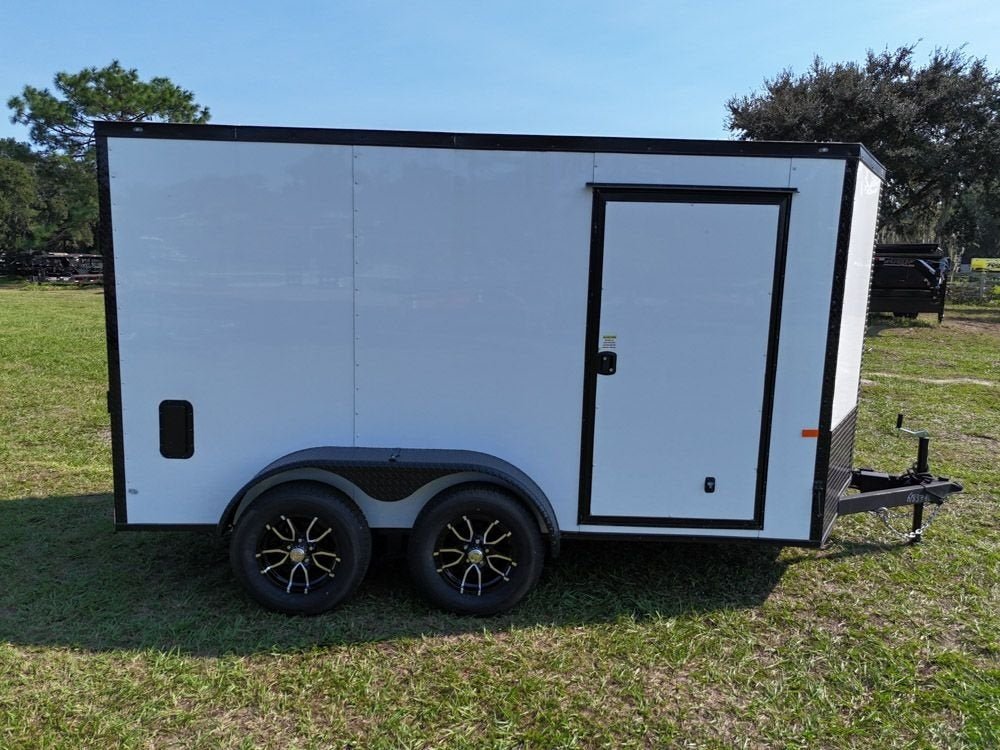 6 x 12 TA Enclosed Trailer - Black Out Package - .080 Polycore 65282 - Stryker Dealership Group