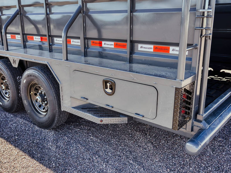 Rear Side-Mounted Toolboxes for Extra Storage
