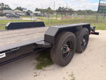 24' HEH Bumper Pull Equipment Trailer (2) 10K Axles, 3' Dove W/ Mountain Ramps 11823