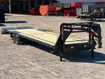 40' Stryker Gooseneck Hotshot Non-CDL Deckover Trailer Mega Ramps - (2) 7K Axles 36-4C5