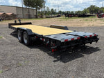 24' I-Beam Equipment Trailer Mega Ramps BP - 8k Axles - 17.6k 2007