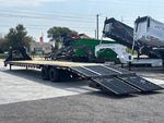 40' Stryker Gooseneck Hotshot Non-CDL Deckover Trailer Mega Ramps - (2) 10K Axles - Derated AA-43D