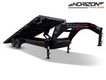 24' Horizon FFT Gooseneck Full Deckover TIlt Trailer - (2) 7K Axles 16920