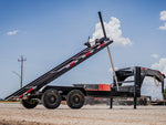 20' Horizon HRD Gooseneck Roll Off Base Trailer Telescopic 24k Lift - (2) 10K Axles 020327