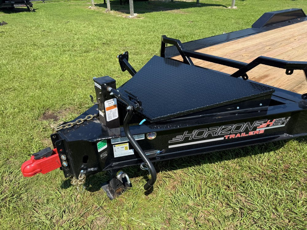 22' Horizon HEH Bumper Pull Equipment Trailer Mega Ramps - (2) 10K Axles 019961