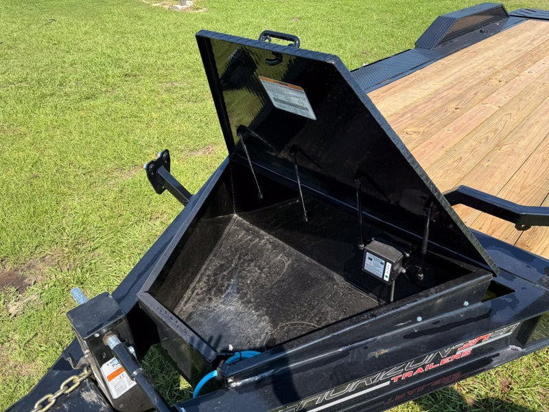 22' Horizon HEH Bumper Pull Equipment Trailer Mega Ramps - (2) 10K Axles 019961