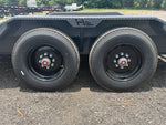 24' HEH Bumper Pull Equipment Trailer Drive Over Fenders Mega Ramps - (2) 10K Axles 019962