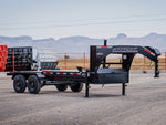 20' Horizon HRD Gooseneck Roll Off Base Trailer Telescopic 24k Lift - (2) 10K Axles 020339