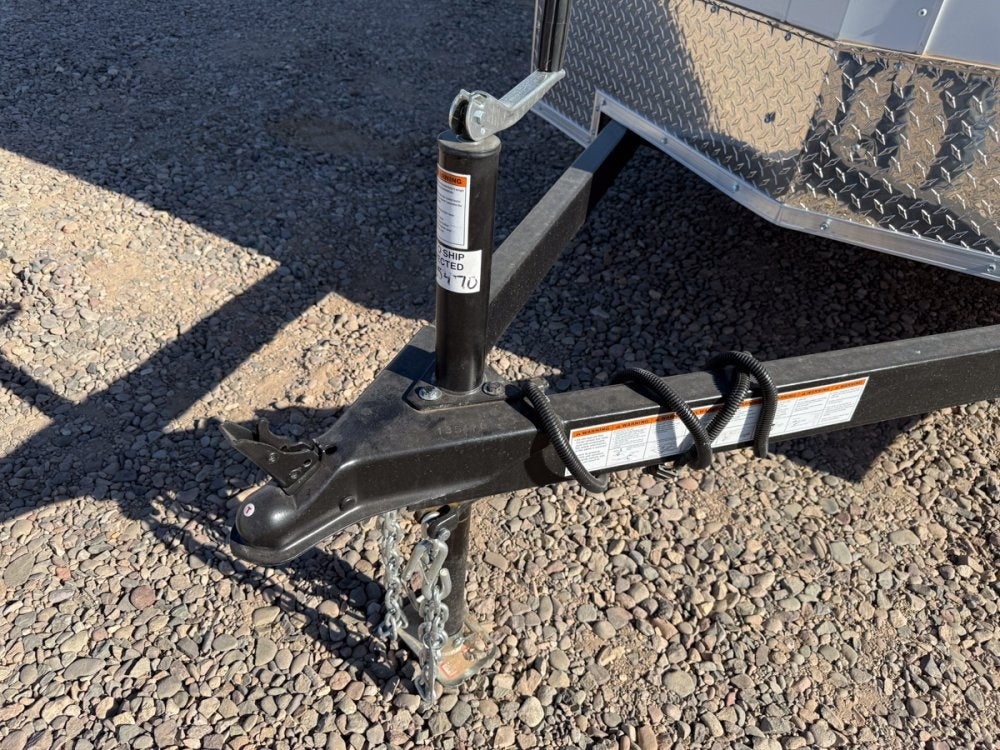 6 x 12 Outback DLX Flat Top V Nose (1) - 3500 lb Axle - Enclosed - Stryker Dealership Group