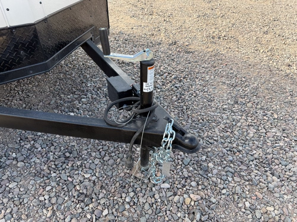 6 x 12 Outback DLX Flat Top V Nose (2) - 3500 lb Axle - Enclosed - Stryker Dealership Group