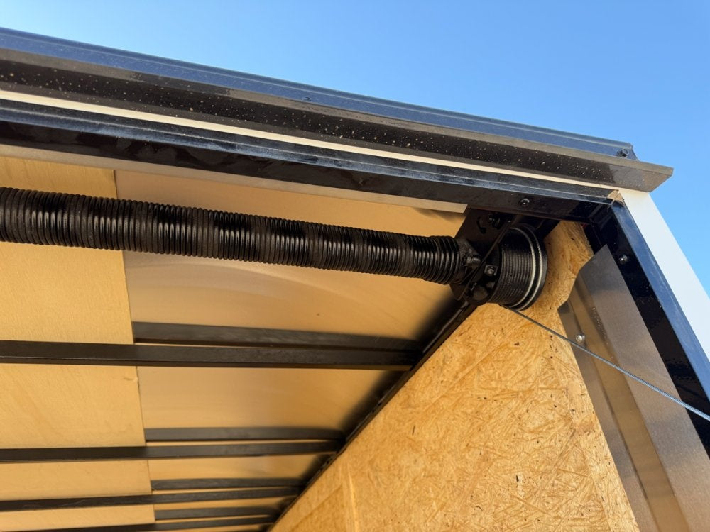 6 x 12 Outback DLX Flat Top V Nose (2) - 3500 lb Axle - Enclosed - Stryker Dealership Group