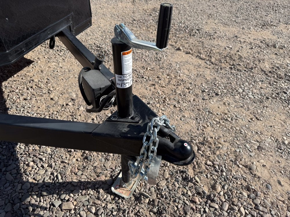 6 x 12 Outback DLX Flat Top V Nose (2) - 3500 lb Axle - Enclosed - Stryker Dealership Group