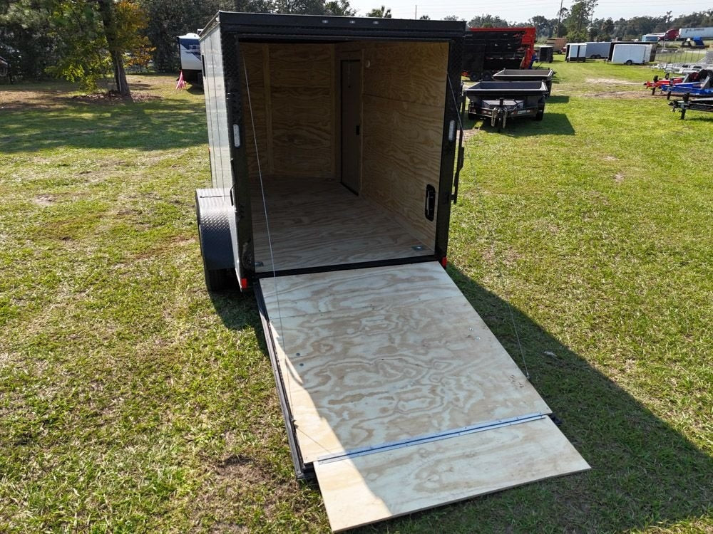 6 x 12 TA Enclosed Trailer - Black Out Package - .080 Polycore - Enclosed - Stryker Dealership Group