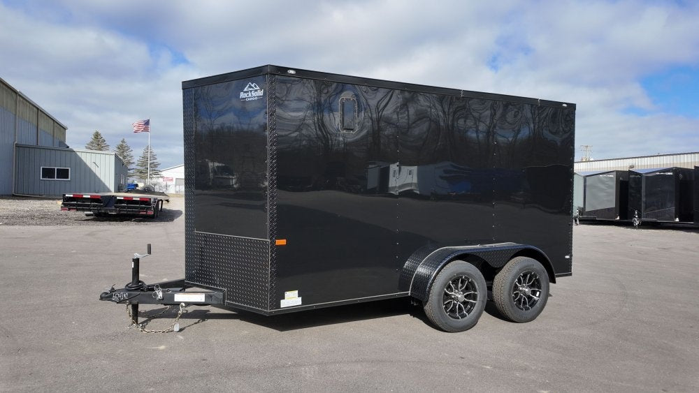 6 x 12 TA Enclosed Trailer - Black Out Package - .080 Polycore - Enclosed - Stryker Dealership Group