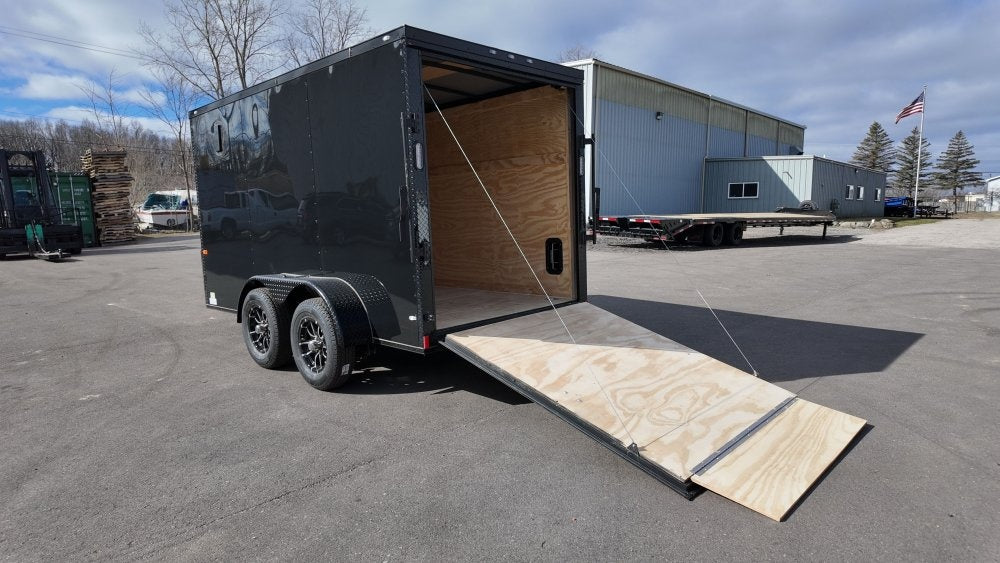 6 x 12 TA Enclosed Trailer - Black Out Package - .080 Polycore - Enclosed - Stryker Dealership Group