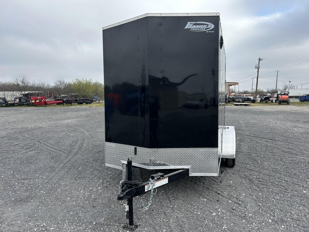 6 x 12 Traverse DLX Flat Top V Nose (2) - 3500 lb Axle - Enclosed - Stryker Dealership Group