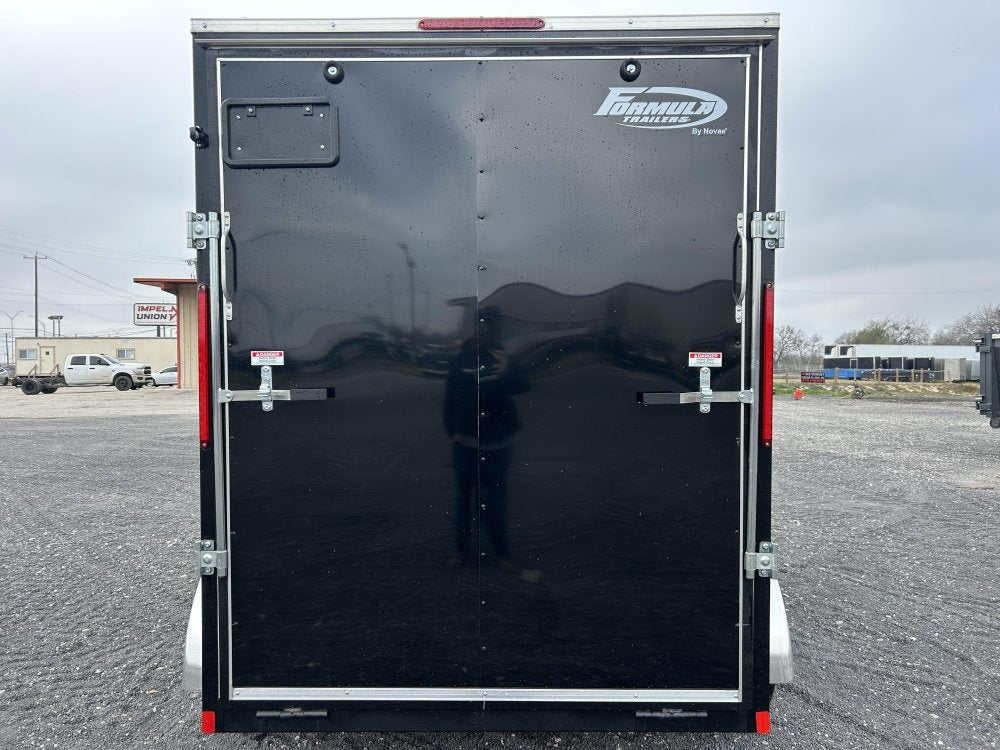 6 x 12 Traverse DLX Flat Top V Nose (2) - 3500 lb Axle - Enclosed - Stryker Dealership Group