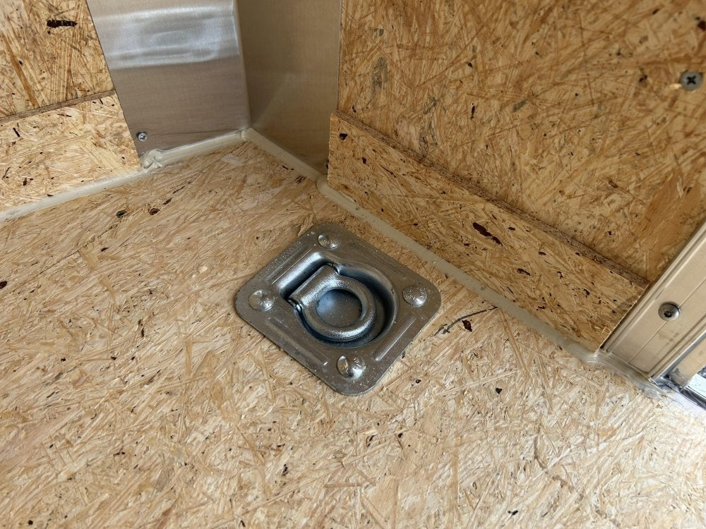 6 x 12 Traverse DLX Flat Top V Nose (2) - 3500 lb Axle - Enclosed - Stryker Dealership Group