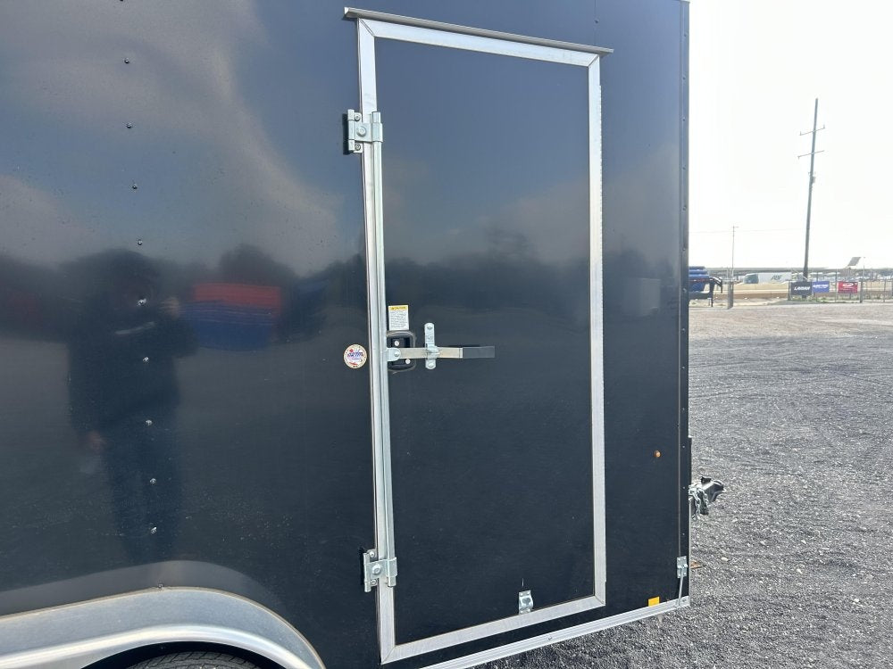 6 x 12 Traverse DLX Flat Top V Nose (2) - 3500 lb Axle - Enclosed - Stryker Dealership Group