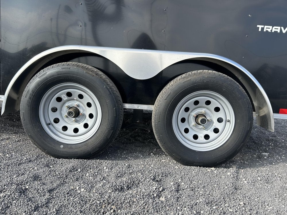 6 x 12 Traverse DLX Flat Top V Nose (2) - 3500 lb Axle - Enclosed - Stryker Dealership Group