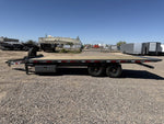 22' Horizon FFT Bumper Pull Full Deckover TIlt Trailer - (2) 8K Axles 15225