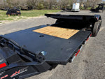 24' Horizon HET Bumper Pull Equipment Tilt Trailer Drive Over Fenders - (2) 10K Axles 020841