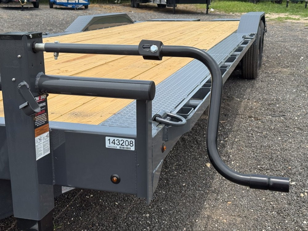 28' H8 Pintle Hitch Mega Ramps 8K Axles 143208