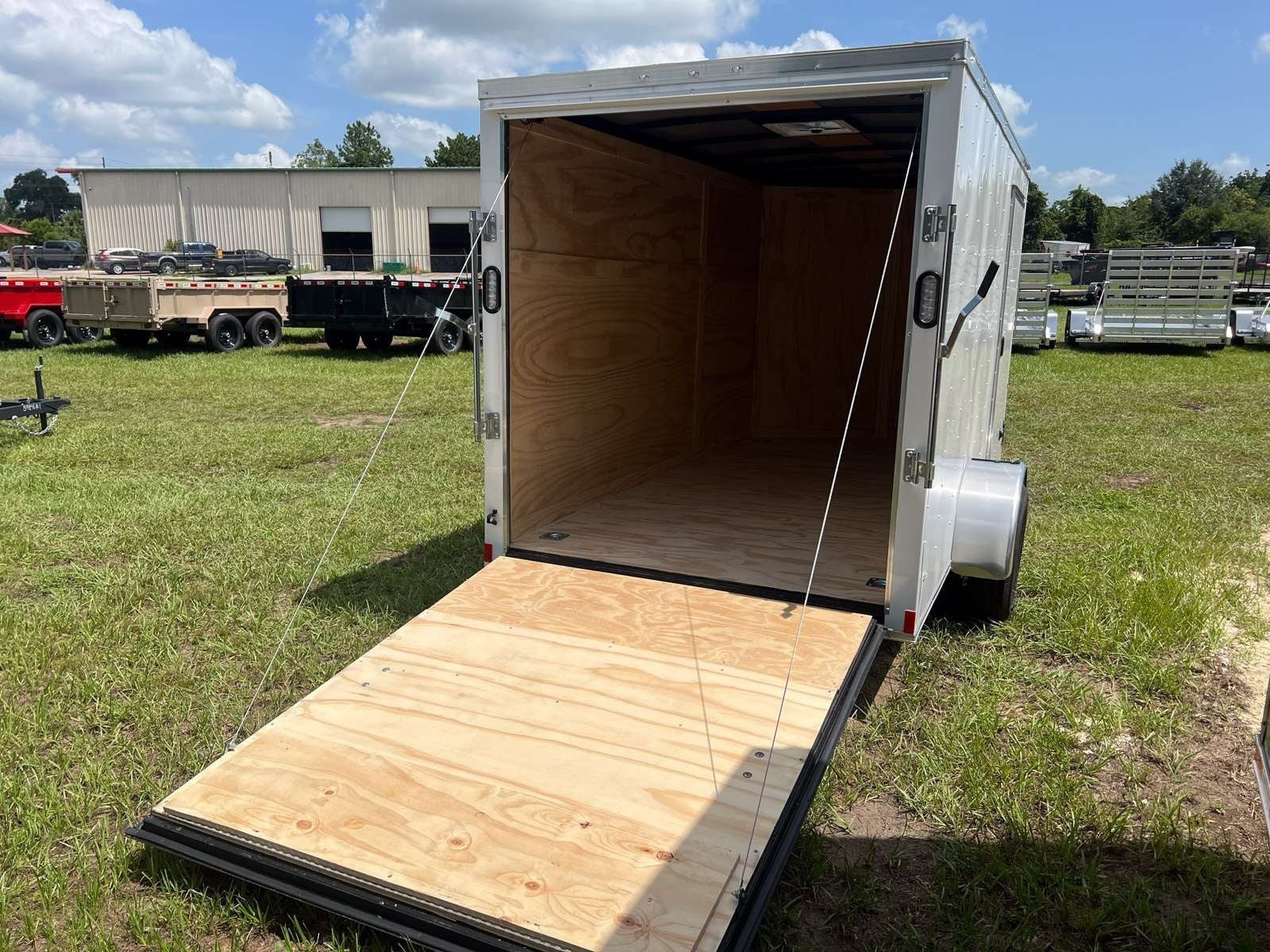 6x12 Enclosed SA by Rock Solid 3500lb Axle  - Ghost Enclosed - Stryker Dealership Group