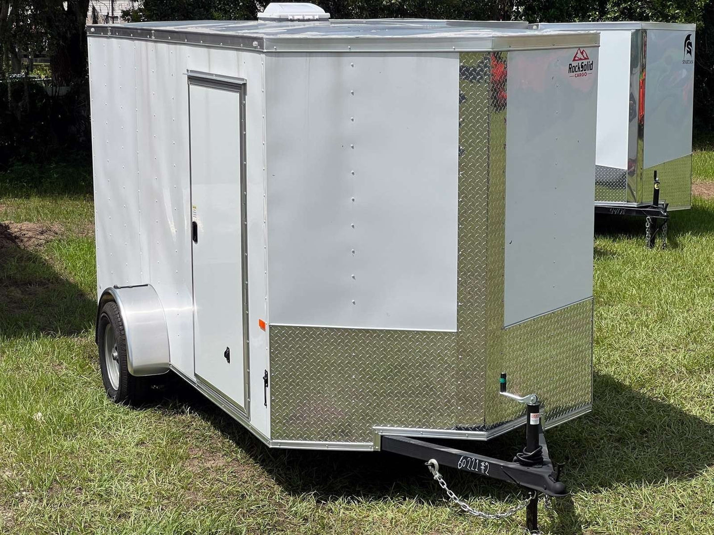 6x12 Enclosed SA by Rock Solid 3500lb Axle  - Ghost Enclosed - Stryker Dealership Group