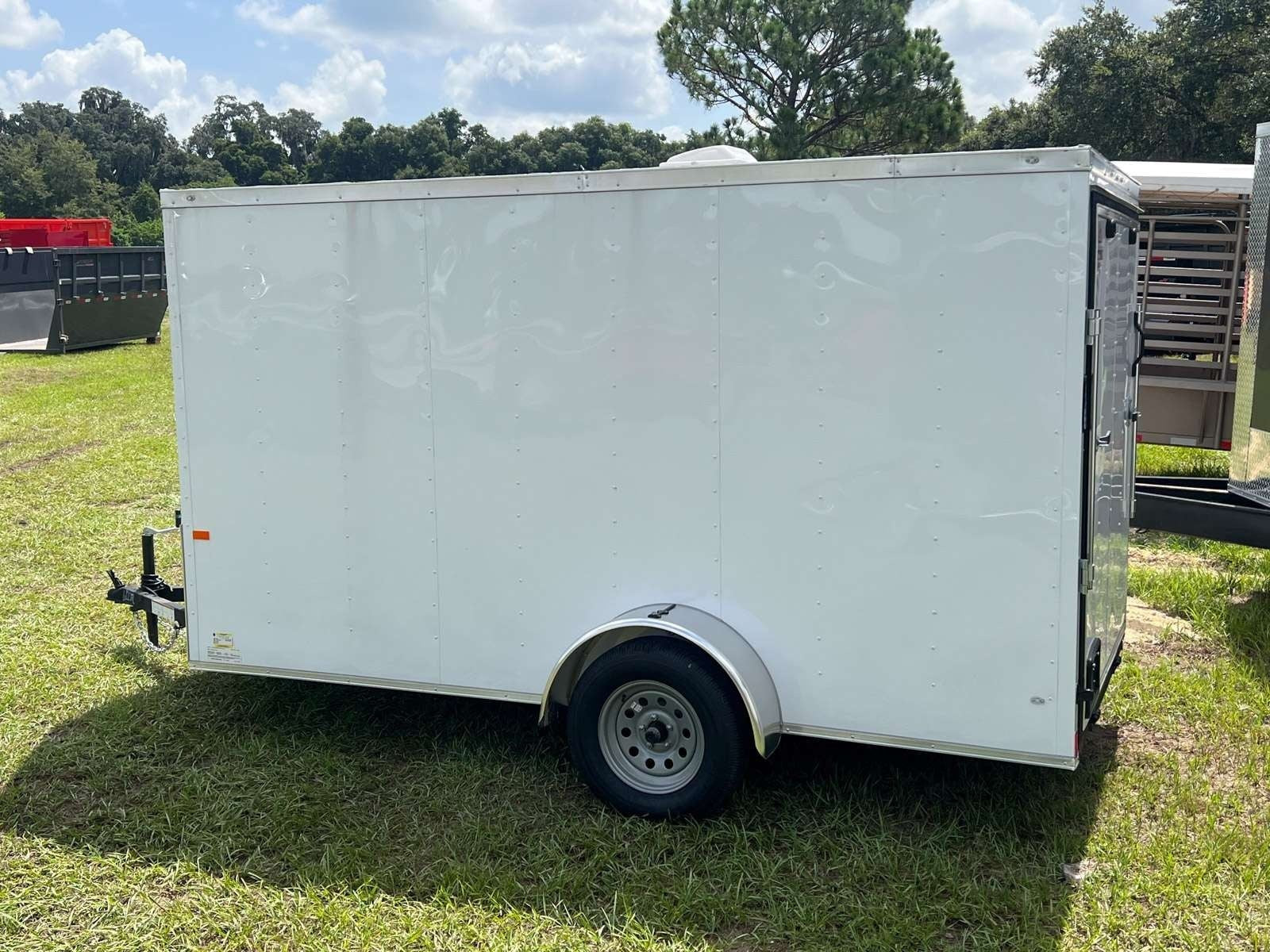 6x12 Enclosed SA by Rock Solid 3500lb Axle  - Ghost Enclosed - Stryker Dealership Group