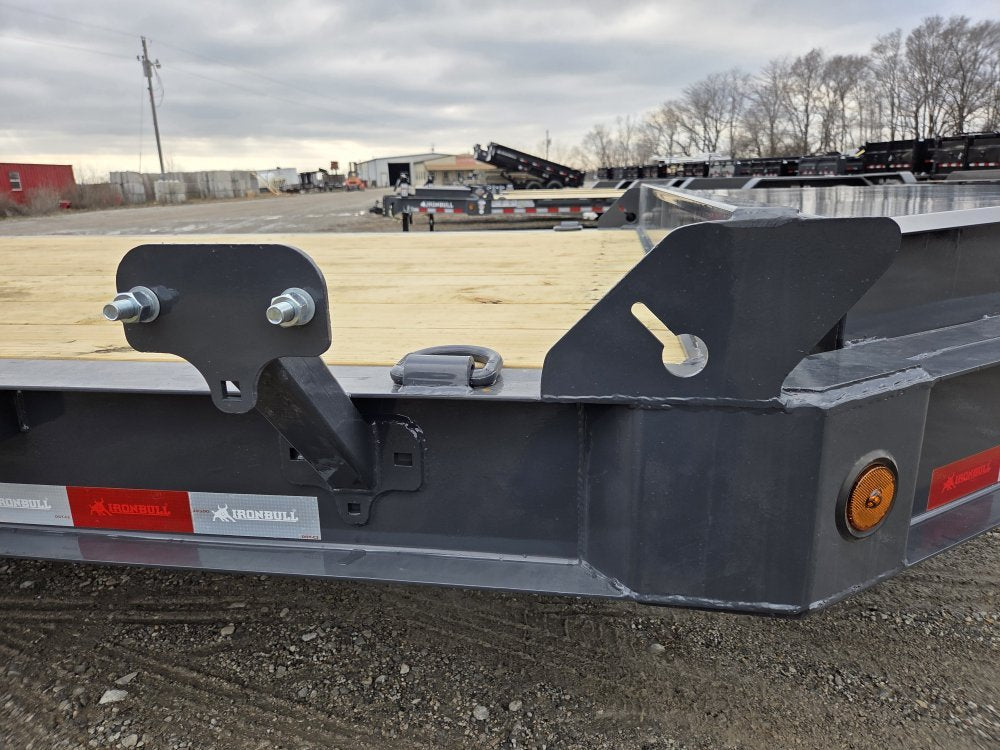 22' Iron Bull EWB Bumper Pull Equipment Trailer Mega Ramps - (2) 7,000 lb Axles 112610