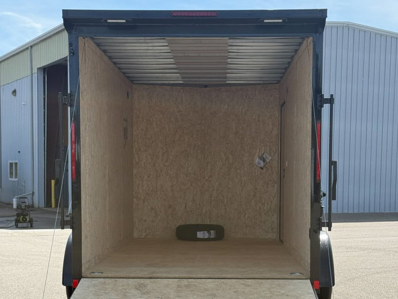 7 x 14 DX 7K Flat Top V Nose Enclosed - (2) 3500 lb Axles 140467 - Stryker Dealership Group