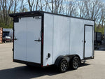 7 x 14 DX 7K Flat Top V Nose Enclosed - (2) 3500 lb Axles 140467 - Stryker Dealership Group