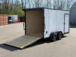 7 x 14 DX 7K Flat Top V Nose Enclosed - (2) 3500 lb Axles 140467 - Stryker Dealership Group