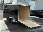 7 x 14 Look Trailers ST DLX Flat Top V Nose Enclosed Trailer - (2) 3.5k lb Axles 141503 - Stryker Dealership Group