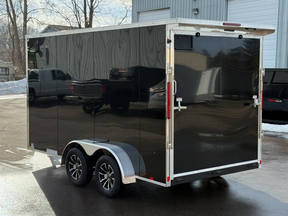 7 x 14 Look Trailers ST DLX Flat Top V Nose Enclosed Trailer - (2) 3.5k lb Axles 141503 - Stryker Dealership Group
