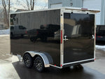 7 x 14 Look Trailers ST DLX Flat Top V Nose Enclosed Trailer - (2) 3.5k lb Axles 141503 - Stryker Dealership Group