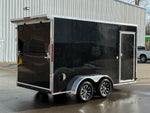 7 x 14 Look Trailers ST DLX Flat Top V Nose Enclosed Trailer - (2) 3.5k lb Axles 141503 - Stryker Dealership Group