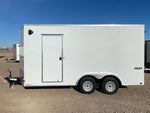 7 x 16 Journey SE Flat Top Sloped V Nose (2) 3500 lbs Axles 133863 - Stryker Dealership Group