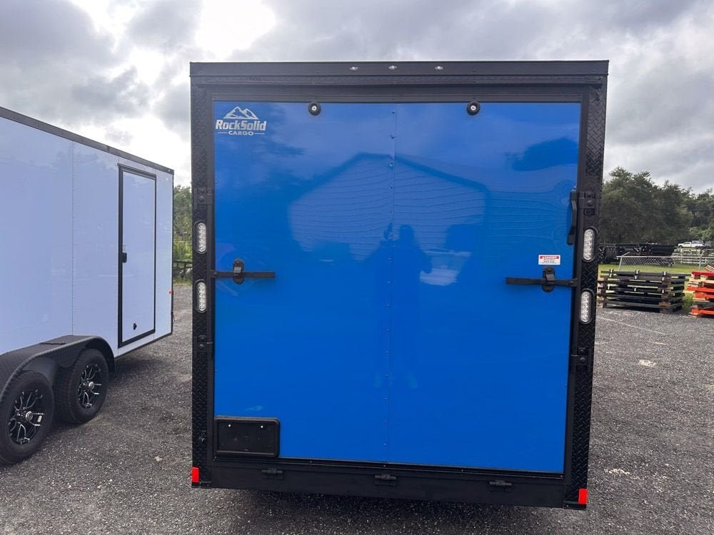 7 x 16 TA Enclosed Trailer - Black Out Package - .080 Polycore - 7' Interior 63842 - Stryker Dealership Group