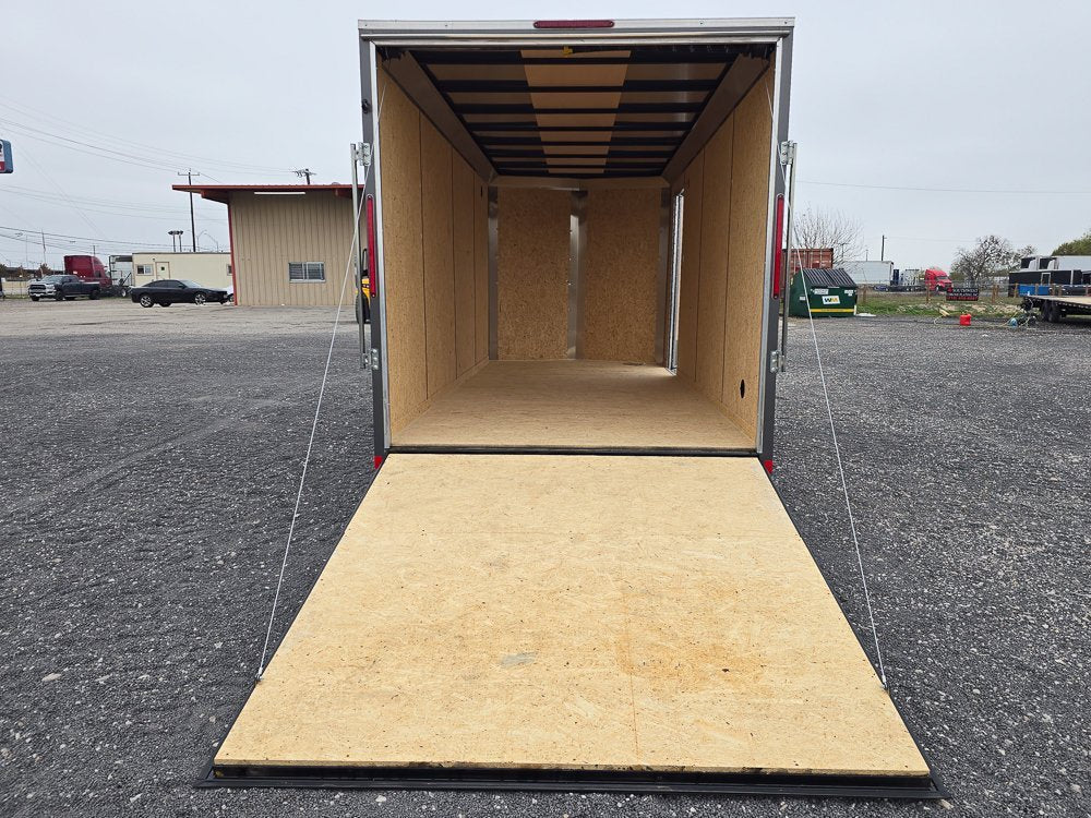 7' x 16' Traverse DLX Flat Top V Nose (2) - 3500 lb Axle 130831 - Stryker Dealership Group
