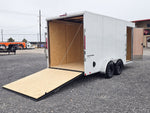 7' x 16' Traverse DLX Flat Top V Nose (2) - 3500 lb Axle 130832 - Stryker Dealership Group