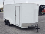 7' x 16' Traverse DLX Flat Top V Nose (2) - 3500 lb Axle 130832 - Stryker Dealership Group